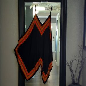 Symmetrical handkerchief dress